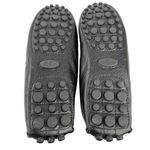 Coach  Napoleon Black Leather Slip On Penny Loafer Flat Driving Shoes Size 6B Photo 3