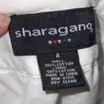 Sharagano White Cotton Summer Casual Dress Creamy Eyelet Lined Mini Skirt Size 4 Photo 8