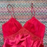 Victoria's Secret 80s VTG RED SATIN MESH BODYSUIT ONE PIECE Photo 1
