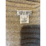 St John Sport Wool Blend Long Waterfall Sweater Cardigan Large Photo 6