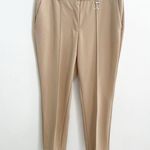 Anne Klein high Waist Straight Leg Trouser Pants Size 8 Ankle Length NWOT Photo 0
