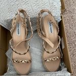 Steve Madden Sessions Tan Wedges Platform Heels Sandals Photo 3