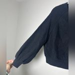 Free People Found My Friend Pullover Black Sz Small Cotton Blend Sweatshirt Photo 8