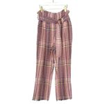 Tularosa Revole Greyson Pant Trousers Plaid Paperbag Pant High Waist Twill Large Photo 3