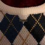 Dickies  Women's Blue and White Cropped sweater vest Photo 2