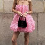 ZARA  pink mini sleeveless balloon dress Photo 1