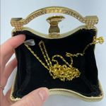 Gold Mini Baby Crossbody Handbag With Rhinestones Y2K Hard Shell Chain Strap Photo 3