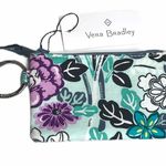 Vera Bradley  Penelope’s Garden Up Zip ID and Lanyard Blue Purple Photo 1