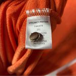 JLUXLABEL KARA MOCK NECK DRESS MIDI 2XL SLINKY STRETCH WAIST GATHERING ORANGE Photo 7