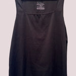 NWOT Live 2 Lounge Black Square Neck Ribbed Lounge Tank Photo 0
