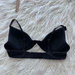 SKIMS  Fits Everybody Scoop Plunge Bra Onyx Size 36B Photo 4