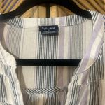 Splendid Women’s Striped Shirt - Blue, White, Purple Photo 1