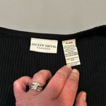 Jaclyn Smith  Women's Black Leather Motorcycle Vest XL Zip Front Photo 4