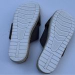 Adrienne Vittadini  Women's Cork Cross Double  Strap  Pommery Sandals Sz 8.5 Photo 5