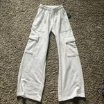 Wild Fable White Wide-Leg Cargo Sweatpants Photo 0