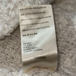 Free People  Women’s Size S White Cotton Textured Boucle Knubby Sweater Photo 4