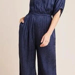 Maeve  by Anthropologie Midnight Blue Jumpsuit NWT Photo 0