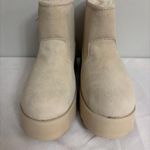 No Boundaries Time And Tru Women’s New!  Beige Suede Platform Cozy Winter Boots Size 8 Photo 2