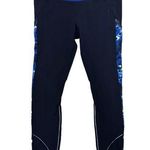Lululemon Rain-On Train-On Tight Naval Blue/Windy Blooms Saphire Blue Size 6 Photo 0
