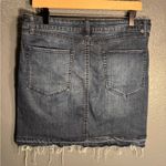 REWASH New York  Vintage Womens Juniors Denim Mini Skirt Distressed Size 13 31 Photo 1