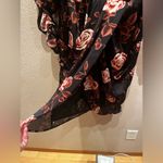 ZARA  Women’s Rose Flower Dress Size Medium Photo 2