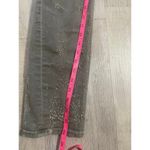 Hudson Jeans Riley Crop Relaxed Straight Loden Green Destructed Jeans size 27 Photo 14