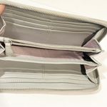 Coach  Hampton Signature wallet Tri-Fold envelope Silver/Grey Photo 2