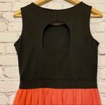Enfocus Studio En Focus Studio Women’s Tank Dress w/ Lace Detail Black & Coral Size 6 EUC Photo 4