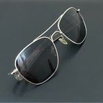 Vintage EAGLE EYES Freedom R52 SLV #12029 7188 Aviator Sunglasses Silver Photo 0