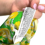 ZARA ‎ Green Yellow Floral Print Satin Wrap Mini Dress Size Medium Photo 15