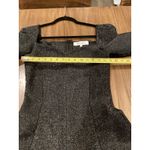 Elliatt  Mallory Long Sleeve sweet heart neck line Mini Dress Black Shimmer L Photo 6