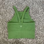 Athleta  Aurora Seamless Crop Tank Top - Baja Green small Photo 2