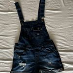 Wax Jean Denim Short Overalls Photo 0