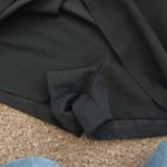 Haute Monde Pleated Black Tie Waist Skort Size Large Photo 3