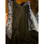 Frederick's of Hollywood Y2K Frederick’s of Hollywood bustier in purple with black lace ruffles size 34 Photo 7