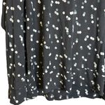 Workshop‎ Republic Clothing Black Gray White Polka Dot Knit Top 3x Photo 2