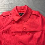 Sean John NWT  Women's Size M Red Button-Up Double Breasted Coat Bomber Jacket Photo 3