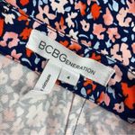 BCBGeneration  Floral Pleat Front Shorts Blue 4 Photo 7