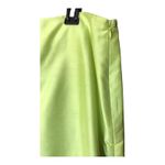 Carmen Marc Valvo  Collection Lime Green Satin Midi Skirt Women's Size 10 Photo 1