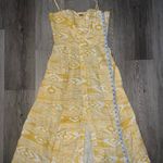 Reformation Thelma Linen Blend MIDI Dress Size O Photo 4