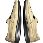 SAS Roamer Shoes Womens 10 Beige Moccasin Leather Slip On Adjustable Comfort Tan Photo 5