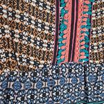 Anthropologie  RANNA GILL CROCHET TRIM BOLD BOHO PRINTED LONG LINE TANK TOP SMALL Photo 5