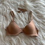 SKIMS  Fits Everybody Scoop Plunge Bra Ochre Size 34B Photo 0