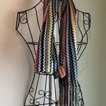 Missoni multicolored striped zigzag Scarf Photo 1