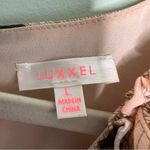 Luxxel  Blush Floral Ruffle Dress Ruffle Size Large Photo 10