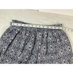 Briggs Women White Blue Pull On Linen Blend‎ Boho Ikat Chic Summer Shorts Size L Size L Photo 5