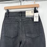 DL1961 NEW NWT  Patti Straight High Rise Vintage Ankle Jeans Black Coat Size 25 Photo 7