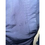 Vince  Navy Blue Mid Length Winter Coat with Hood Photo 3