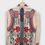 Johnny Was  Resso Embroidered Wrap Cardigan Sweater Size XS Photo 7