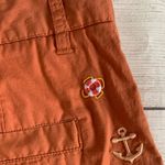 Castaway Nantucket Island Anchor Embroidered Women's Sailing Shorts Photo 3